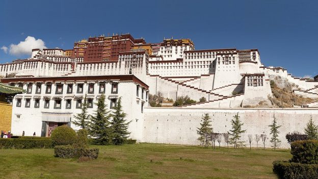 The Potala Palace in Lhasa, Tibet, featured on the 50 yuan banknote